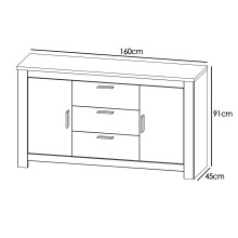 Salón 298cm Roncal CÑT