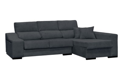 Chaiselongue Stryke gris