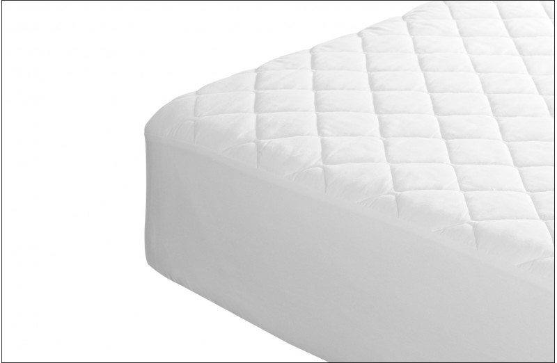 Protector de colchón ajustable acolchado gris de tamaño matrimonial,  protector de colchón 100% impermeable y transpirable, cubrecolchón de  algodón