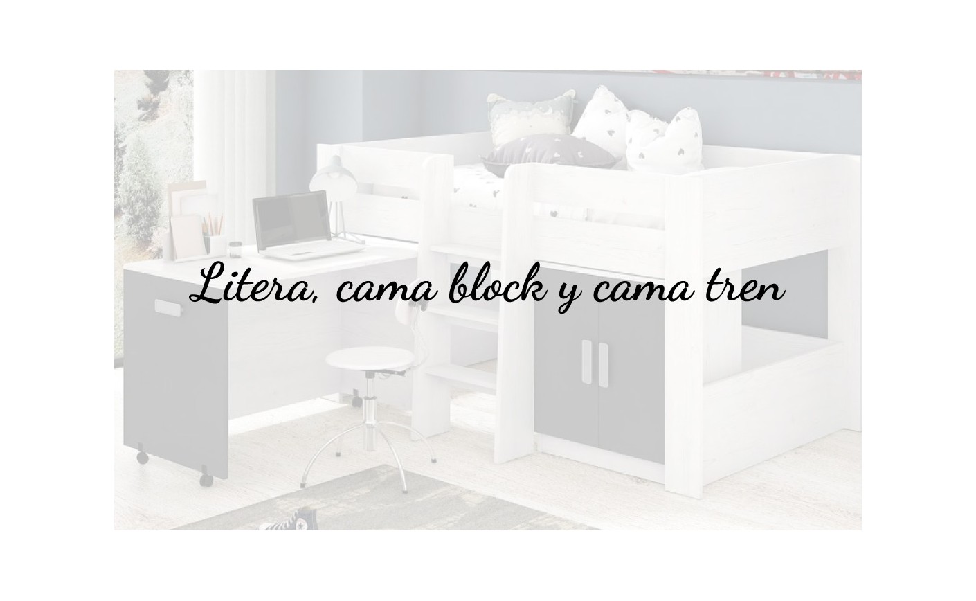 Litera, cama block y cama tren